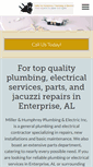 Mobile Screenshot of millerplumbingandelectric.net